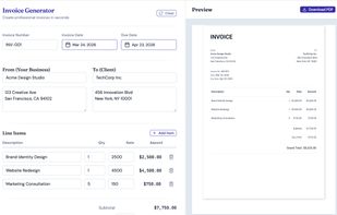 Floot Invoice Generator screenshot 1