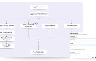 Design custom credit workflows by dragging and dropping AI-powered processors. Create validator or extractor processors with simple AI prompts, then arrange them to automate your entire credit process.