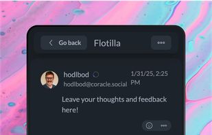 Comment on threads and calendar events.