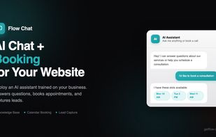 Flow Chat — AI chat widget with appointment booking for any website