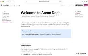 Docs example