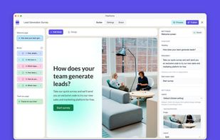 The drag-and-drop form builder