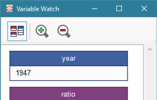 Variable Watch Window