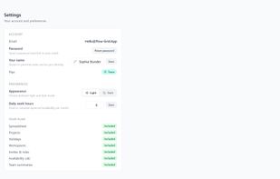 FlowGrid Time Tracking screenshot 1