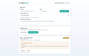 Dashboard - Use Case Script being built