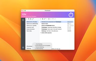 Main window on macOS Ventura