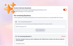 Dynamic AI questioning
