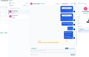 Business Whatsapp messaging center
