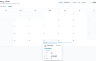 Change Calendar
