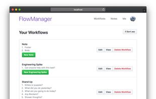 Configurable workflow