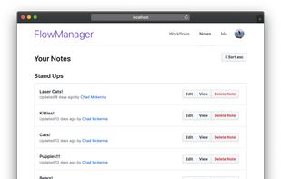 FlowNote note manager screenshot 1