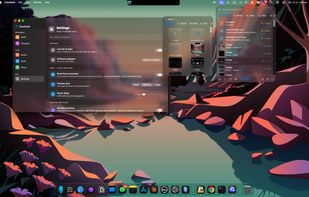 Glass design with lots of tools that you used in daily lives