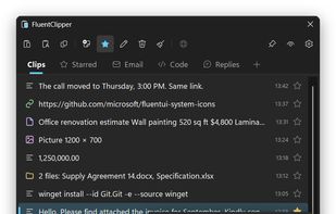 Context menu