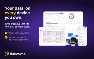 Use Fluentime across web, Mac, iPhone and iPad with synced data across devices.
