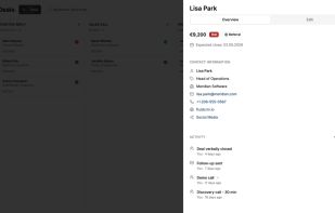 Fluid CRM Deal  Overview