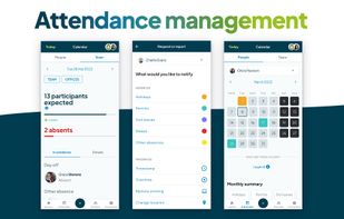 Manage attendance easily; export all data at the end of the month.