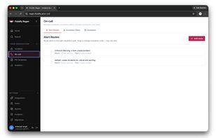 Oncall Management Screen