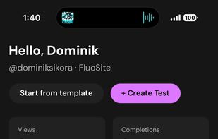 FluoTest screenshot 1