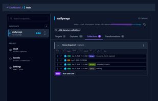 Capture webhooks