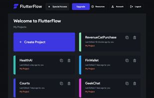FlutterFlow screenshot 1