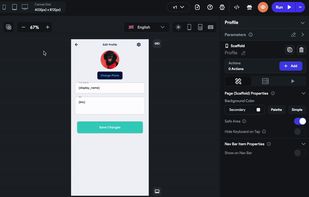 FlutterFlow screenshot 2