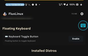 FluxLinux screenshot 1