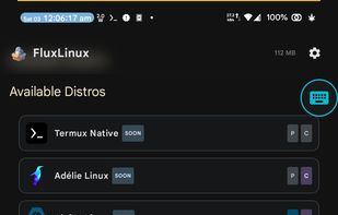FluxLinux screenshot 1