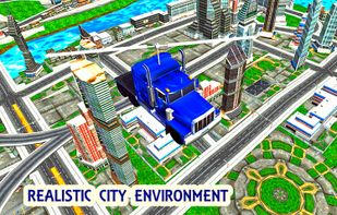 Flying Truck Flight Driving screenshot 1