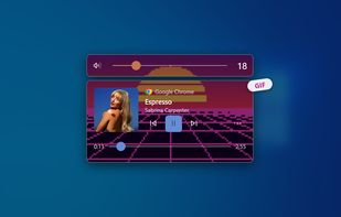 Add motion with animated GIF backgrounds.