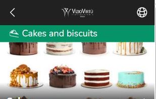 Not only restaurants — a chocolate shop's catalogue built with the same tool.
