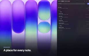 A place for every note.