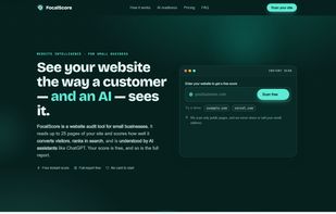Free website score in about a minute