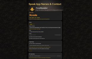 FocalSpeaker screenshot 1