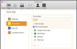 Focus Bear screenshot 1