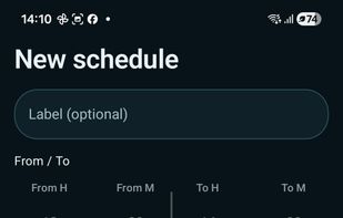 Create custom focus schedules