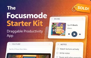 Submitting a new productivity tool built specifically for developers and students. It offers a unique draggable UI that distinguishes it from standard Pomodoro apps. Also offering a developer-focused starter kit for the community.