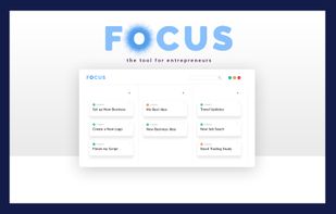 Focus Space is the tool for entrepreneurs.