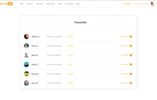 Manage my favourites