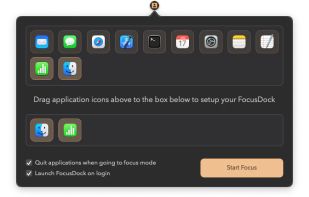 FocusDock screenshot 1