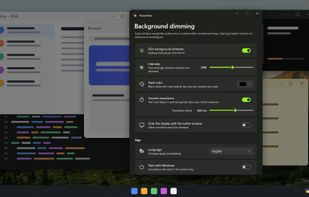 Adjust the intensity, color and transitions