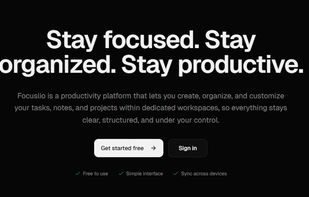 Focuslio screenshot 1