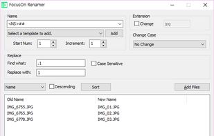FocusOn Renamer screenshot 1