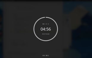Fokus-plasmoid for KDE screenshot 2