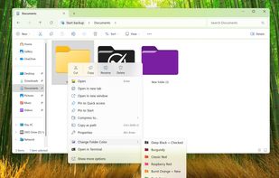 "Change Folder Color" menu-command