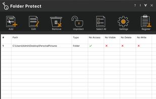 Folder Protect screenshot 1