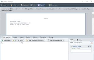 Folder2List screenshot 1