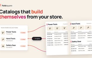 Store collections linked to a catalog that stays in sync