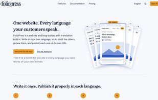 home page