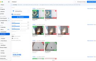 Organize: preview the whole folder tree built from each photo's real EXIF date before anything moves