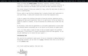 Manifesto Page